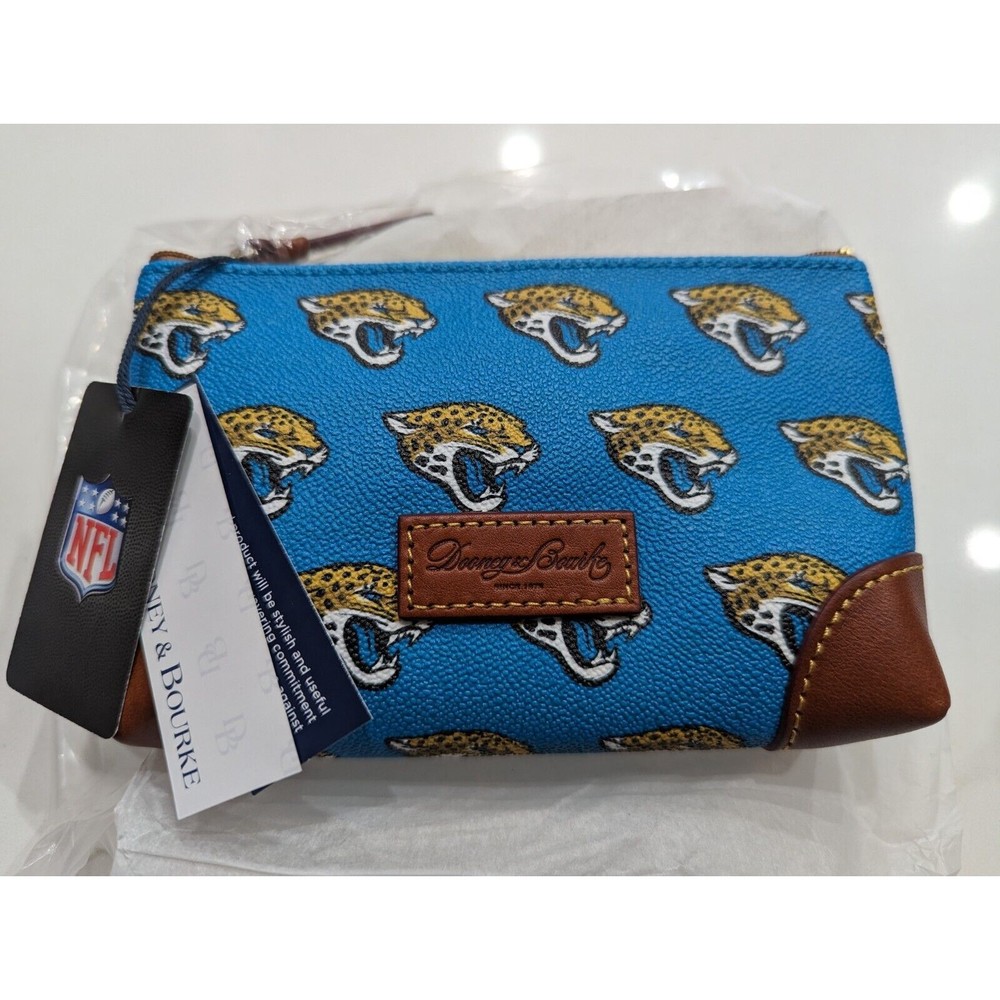 Dooney & Bourke NFL Jacksonville Jaguars Cosmetic Case/Mini Bag New with Tags
